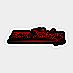 F X R - Touring Red Pinstripe Sticker